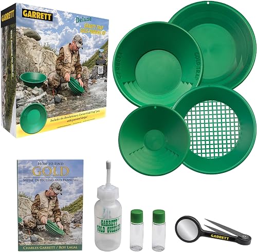 Garrett Deluxe Gold Pan Kit (9-piece)